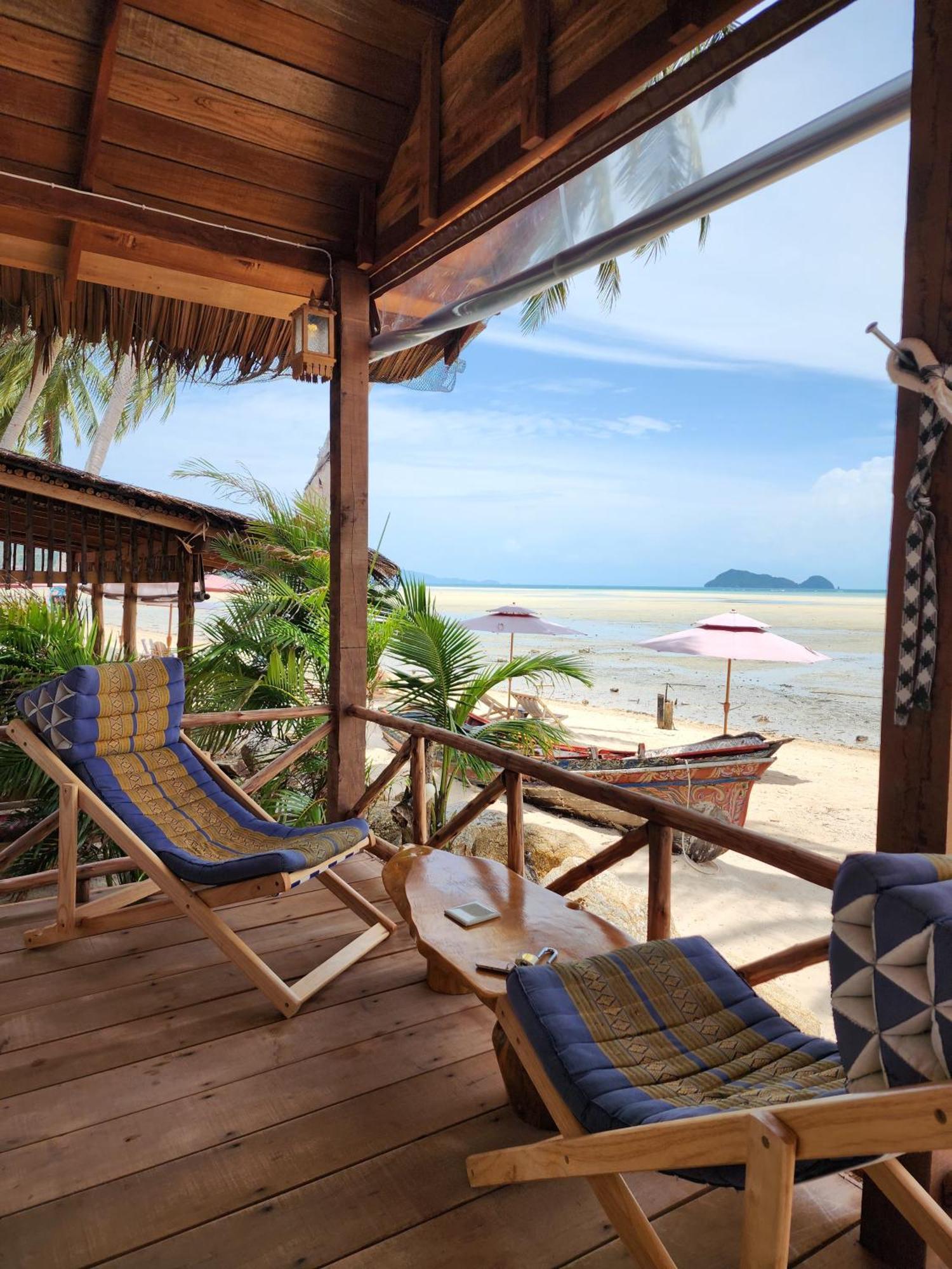 Castaway Beach Bungalows Srithanu Exterior foto
